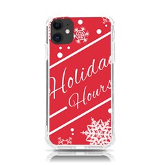 Winter Holiday Hours Iphone 11 Tpu Uv Print Case by Amaryn4rt