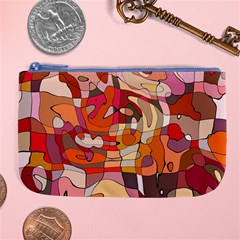 Abstract Abstraction Pattern Moder Large Coin Purse by Amaryn4rt