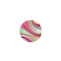 Abstract Colorful Background Wavy 1  Mini Buttons by Amaryn4rt