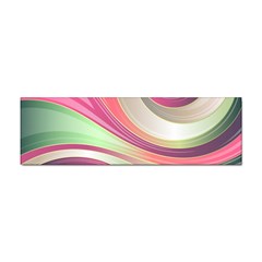 Abstract Colorful Background Wavy Sticker (bumper) by Amaryn4rt