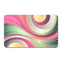 Abstract Colorful Background Wavy Magnet (rectangular) by Amaryn4rt