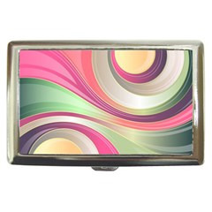 Abstract Colorful Background Wavy Cigarette Money Case by Amaryn4rt