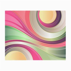 Abstract Colorful Background Wavy Small Glasses Cloth by Amaryn4rt