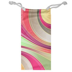 Abstract Colorful Background Wavy Jewelry Bag by Amaryn4rt