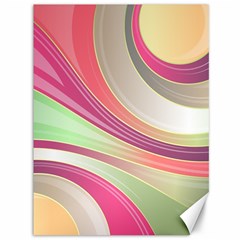 Abstract Colorful Background Wavy Canvas 36  X 48  by Amaryn4rt