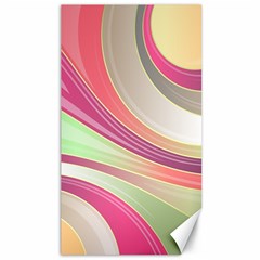 Abstract Colorful Background Wavy Canvas 40  X 72  by Amaryn4rt