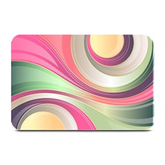 Abstract Colorful Background Wavy Plate Mats by Amaryn4rt