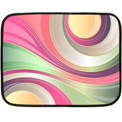 Abstract Colorful Background Wavy Fleece Blanket (mini) by Amaryn4rt