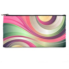 Abstract Colorful Background Wavy Pencil Case by Amaryn4rt