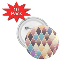 Abstract Colorful Diamond Background Tile 1 75  Buttons (10 Pack) by Amaryn4rt