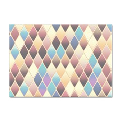 Abstract Colorful Diamond Background Tile Sticker A4 (10 Pack) by Amaryn4rt