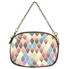 Abstract Colorful Diamond Background Tile Chain Purse (two Sides) by Amaryn4rt