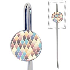 Abstract Colorful Diamond Background Tile Book Mark by Amaryn4rt