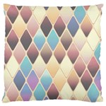 Abstract Colorful Diamond Background Tile Large Cushion Case (Two Sides) Front