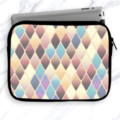 Abstract Colorful Diamond Background Tile Apple Ipad 2/3/4 Zipper Cases by Amaryn4rt