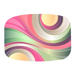 Abstract Colorful Background Wavy Mini Square Pill Box by Amaryn4rt