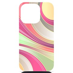 Abstract Colorful Background Wavy Iphone 14 Pro Black Uv Print Case by Amaryn4rt