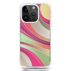 Abstract Colorful Background Wavy Iphone 14 Pro Tpu Uv Print Case by Amaryn4rt