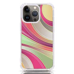 Abstract Colorful Background Wavy Iphone 13 Pro Tpu Uv Print Case by Amaryn4rt