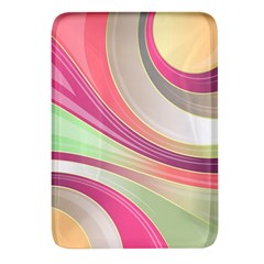 Abstract Colorful Background Wavy Rectangular Glass Fridge Magnet (4 Pack) by Amaryn4rt