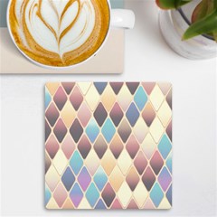 Abstract Colorful Diamond Background Tile Uv Print Square Tile Coaster  by Amaryn4rt