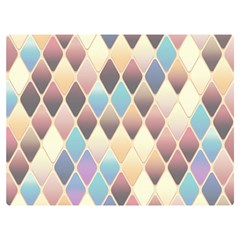 Abstract Colorful Diamond Background Tile Premium Plush Fleece Blanket (extra Small) by Amaryn4rt