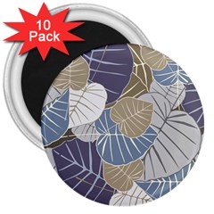 Ackground Leaves Desktop 3  Magnets (10 Pack)  by Amaryn4rt