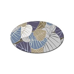 Ackground Leaves Desktop Sticker Oval (10 Pack) by Amaryn4rt