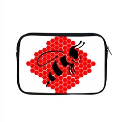 Bee Logo Honeycomb Red Wasp Honey Apple Macbook Pro 15  Zipper Case by Amaryn4rt