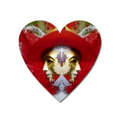 Carnival Düsseldorf Old Town Heart Magnet by Amaryn4rt