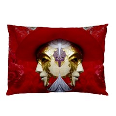 Carnival Düsseldorf Old Town Pillow Case (two Sides) by Amaryn4rt