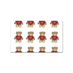 Bear Plush Toys Teddy Bear Sticker (rectangular) by Amaryn4rt