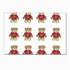 Bear Plush Toys Teddy Bear Postcard 4 x 6  (pkg Of 10) by Amaryn4rt