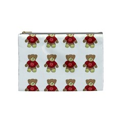 Bear Plush Toys Teddy Bear Cosmetic Bag (medium) by Amaryn4rt