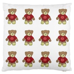 Bear Plush Toys Teddy Bear Large Cushion Case (two Sides) by Amaryn4rt