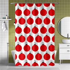 Christmas Baubles Bauble Holidays Shower Curtain 48  X 72  (small)  by Amaryn4rt