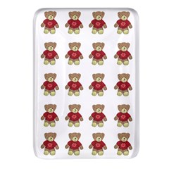 Bear Plush Toys Teddy Bear Rectangular Glass Fridge Magnet (4 Pack) by Amaryn4rt