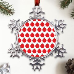 Christmas Baubles Bauble Holidays Metal Large Snowflake Ornament by Amaryn4rt