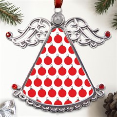 Christmas Baubles Bauble Holidays Metal Angel With Crystal Ornament by Amaryn4rt