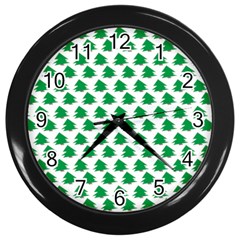 Christmas,tree,tree,holidays Wall Clock (black) by Amaryn4rt