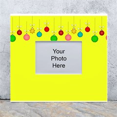 Christmas,bowls,garland,decoration White Wall Photo Frame 5  X 7  by Amaryn4rt