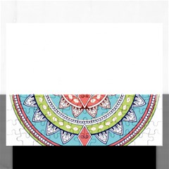 Drawing Mandala Art Rectangular Jigsaw Puzzl by Amaryn4rt