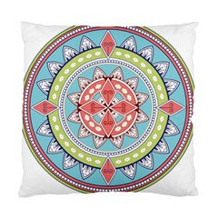 Drawing Mandala Art Standard Cushion Case (one Side) by Amaryn4rt