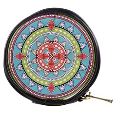 Drawing Mandala Art Mini Makeup Bag by Amaryn4rt