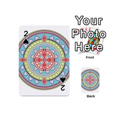 Drawing Mandala Art Playing Cards 54 Designs (mini) by Amaryn4rt