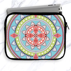 Drawing Mandala Art Apple Ipad 2/3/4 Zipper Cases by Amaryn4rt