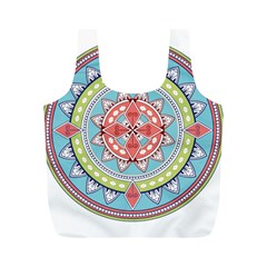 Drawing Mandala Art Full Print Recycle Bag (m) by Amaryn4rt