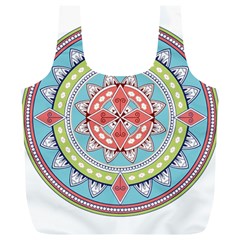 Drawing Mandala Art Full Print Recycle Bag (xl) by Amaryn4rt