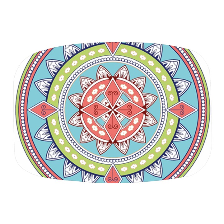 Drawing Mandala Art Mini Square Pill Box