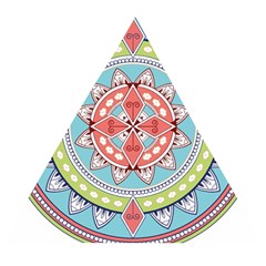 Drawing Mandala Art Wooden Puzzle Triangle by Amaryn4rt